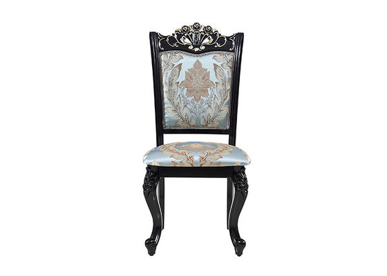Rétro style européen en bois solide dinant des chaises