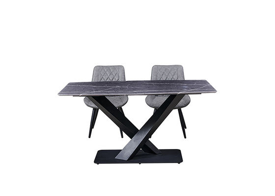 Table de salle à manger d'hôtel d'ardoise de roche de résistance à l'abrasion