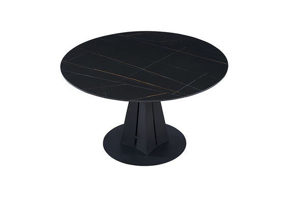 Table de salle à manger élégante à la maison moderne de marbre de cercle
