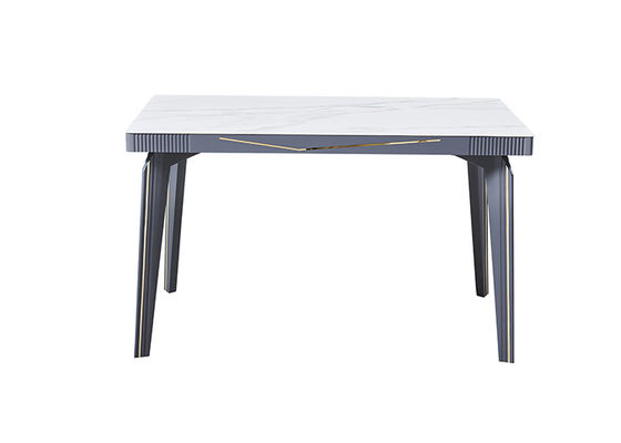 Moderne de luxe de table de salle à manger de famille de panneau de roche de mode