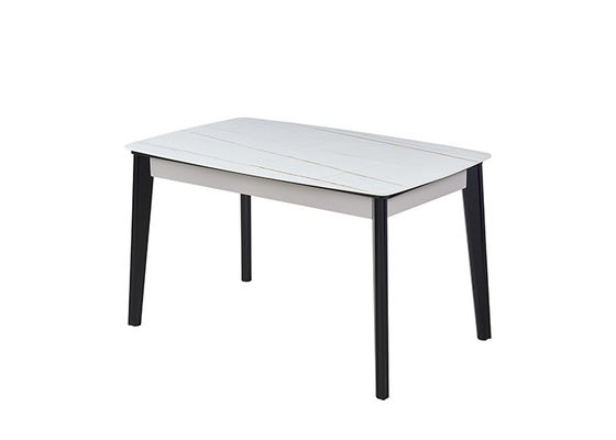 Table de salle à manger simple d'ardoise du panneau 130x80x76cm de rock moderne