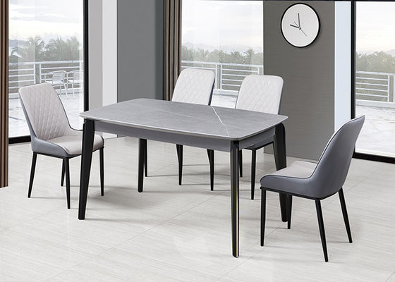 Table de salle à manger moderne de forces de défense principale de panneau de roche de la mode ISO9001