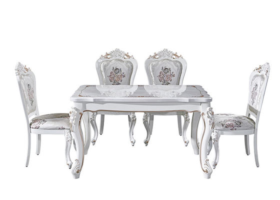 table de salle à manger supérieure de marbre blanche de 80cmx130cmx75cm