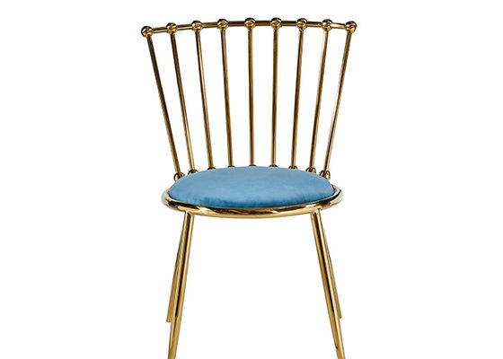 Cuir d'acier inoxydable de bibliothèques et chaises dinantes en acier