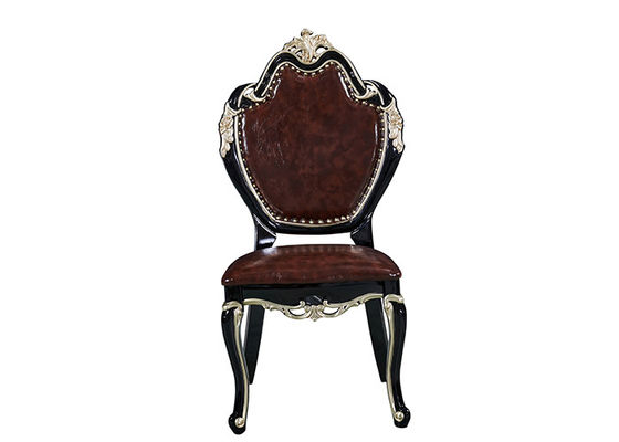 Chaises dinantes européennes en bois solides généreuses d'éponge