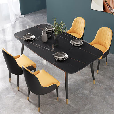 Marbre nordique en métal dinant le luxe léger de Tabl pour 4 - 6 personnes