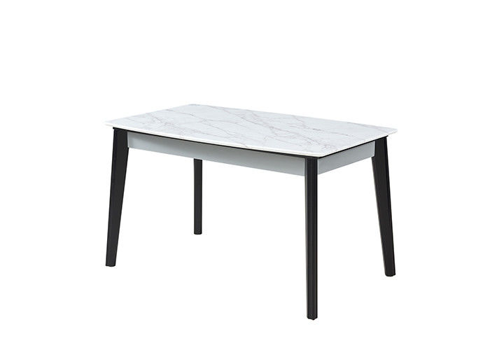 Table de salle à manger d'ardoise de meubles de salle à manger de dalle de roche