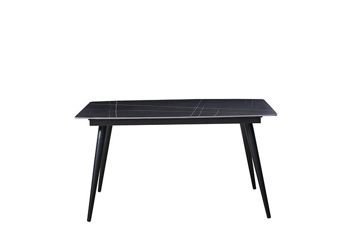 table de salle à manger d'ardoise de 140cmx80cmx76cm, table de salle à manger de roche
