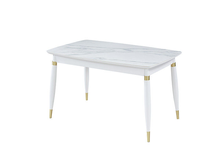 Table de salle à manger de luxe légère d'ardoise du style 130cmx80cmx76cm
