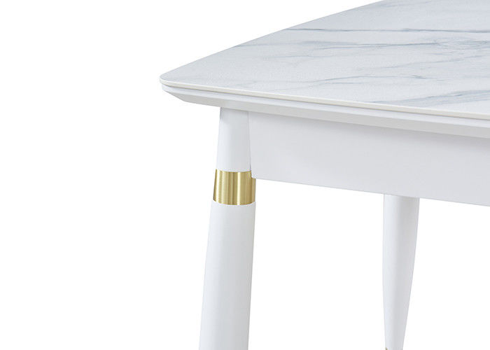 Table de salle à manger de luxe légère d'ardoise du style 130cmx80cmx76cm