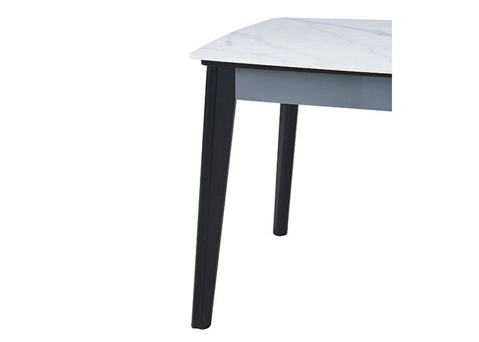 Table de salle à manger ISO9001 de marbre nordique en bois solide élégante
