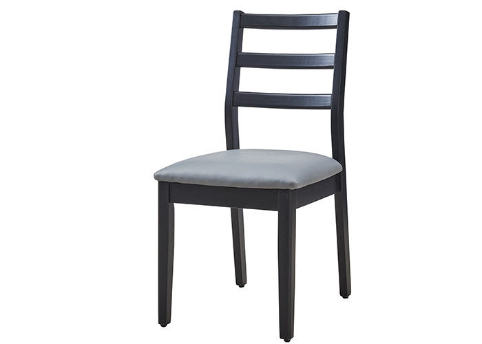 ISO9001 Gray Upholstered Dining Chairs foncé