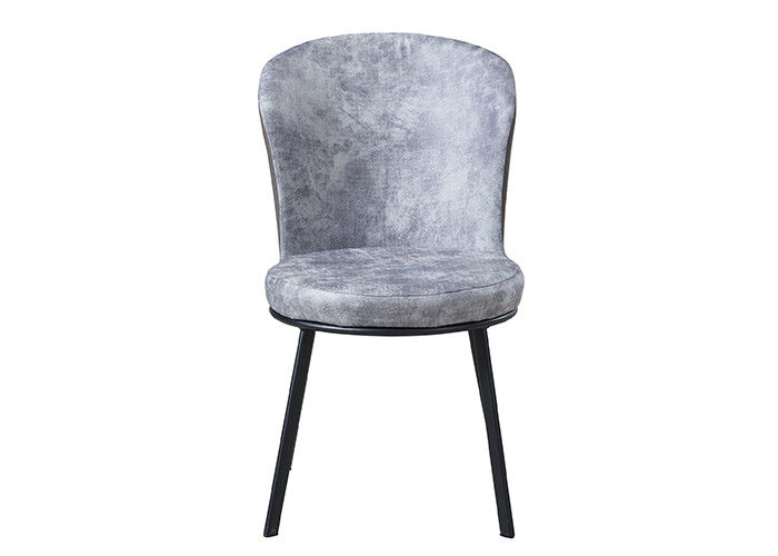 Lumière moderne Gray Upholstered Dining Chairs de bureau