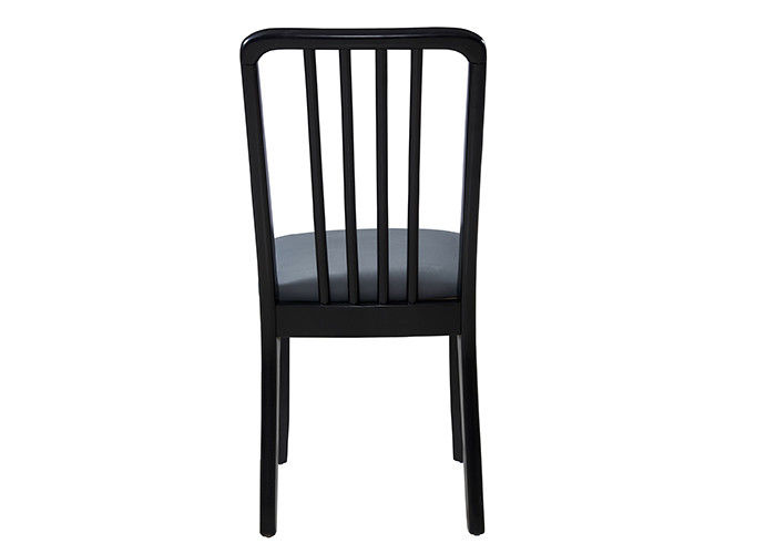 Jambes en cuir de chêne de Grey Upholstered Dining Chairs With de bibliothèque