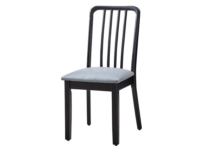 Jambes en cuir de chêne de Grey Upholstered Dining Chairs With de bibliothèque
