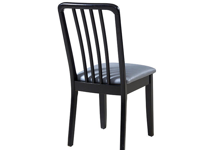 Jambes en cuir de chêne de Grey Upholstered Dining Chairs With de bibliothèque