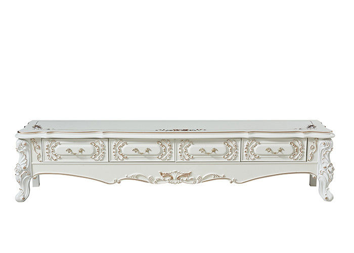 Cabinet européen en bois solide de table basse de style de résine