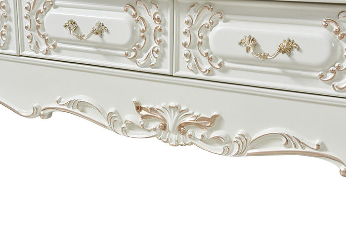 Cabinet européen en bois solide de table basse de style de résine