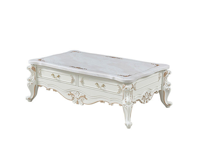 Ensemble TV de Cabinet en bois solide et de table basse du granit généreux