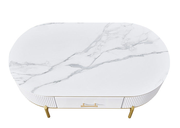 Ensemble en bois en caoutchouc à la mode de table basse d'unité du cadre TV