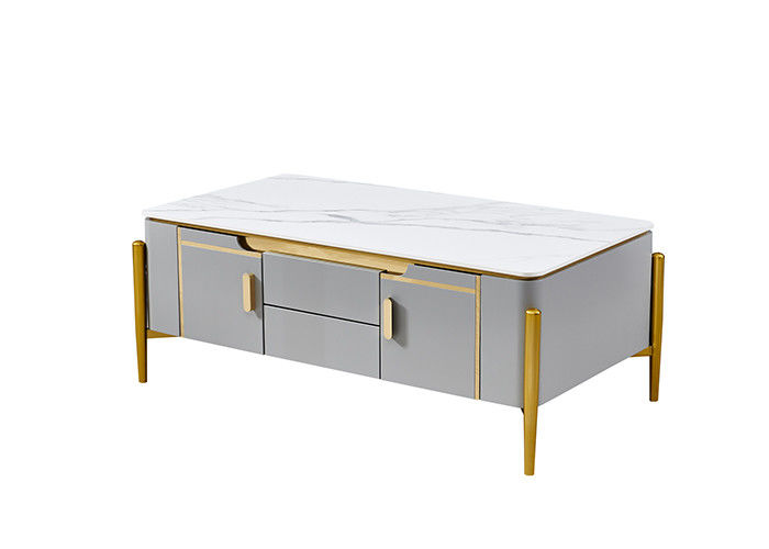 Unité et table basse de luxe légères de la dalle TV de roche
