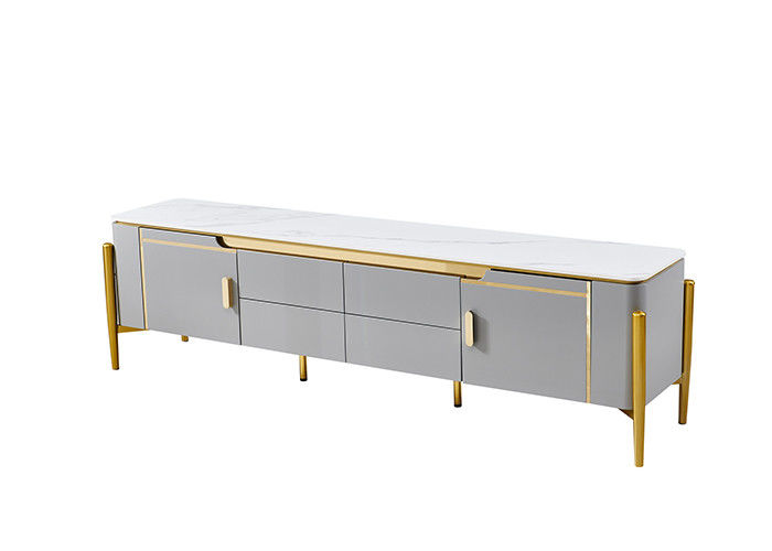 Ensemble de marbre de Cabinet de la table basse TV de salon