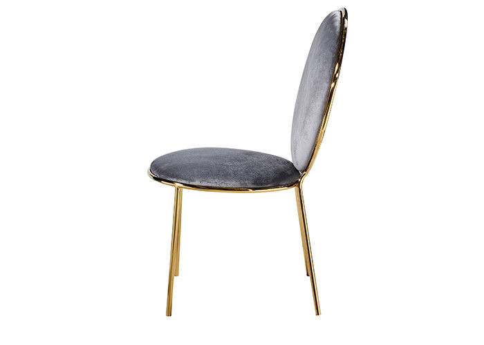 Acier de luxe de la lumière ISO18001 et chaises dinantes en cuir