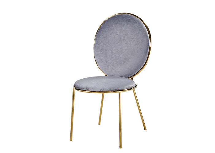 Acier de luxe de la lumière ISO18001 et chaises dinantes en cuir
