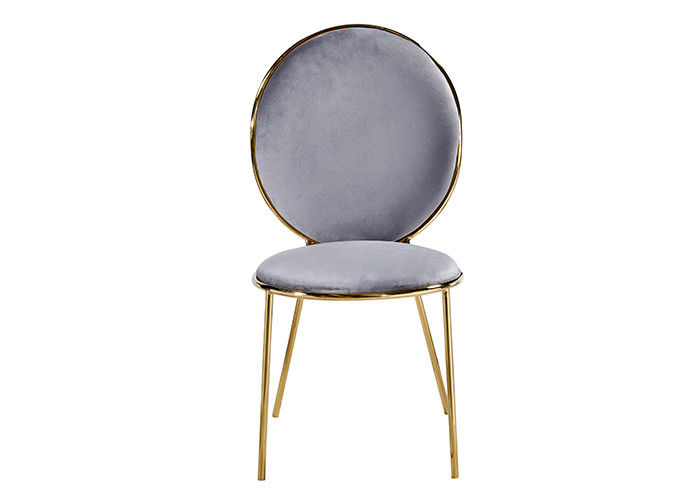 Acier de luxe de la lumière ISO18001 et chaises dinantes en cuir