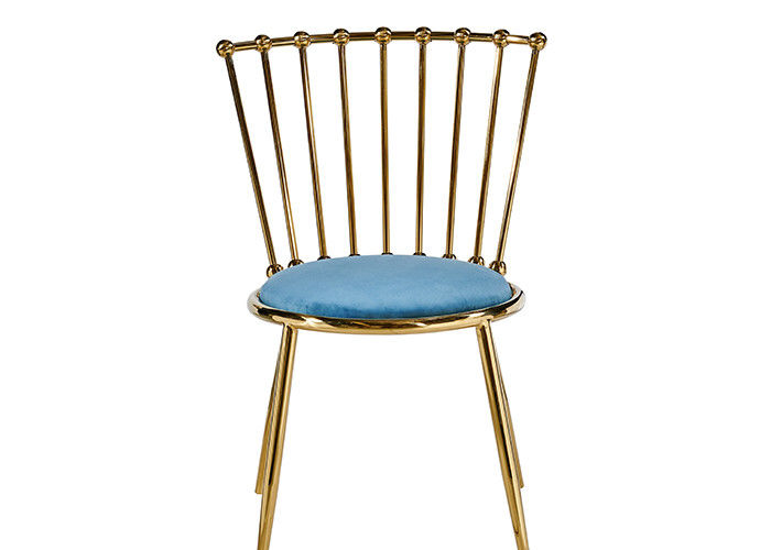 Cuir d'acier inoxydable de bibliothèques et chaises dinantes en acier