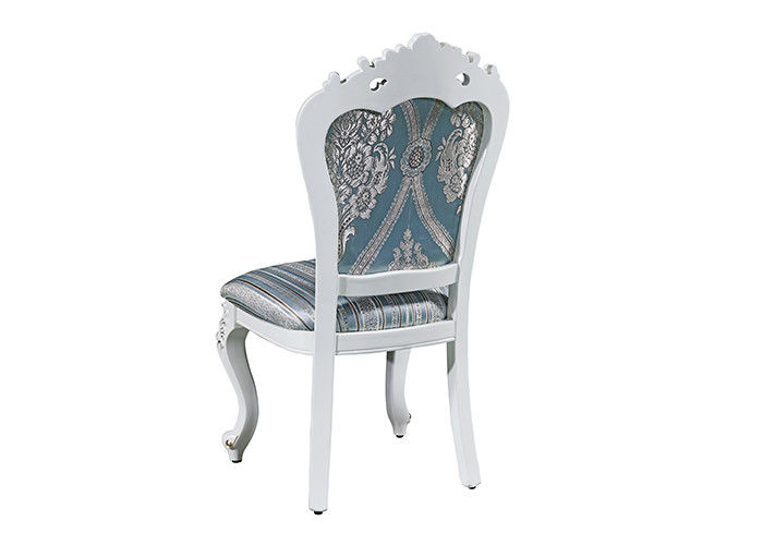 Chaises en bois découpées de luxe de salle à manger de restaurant de famille