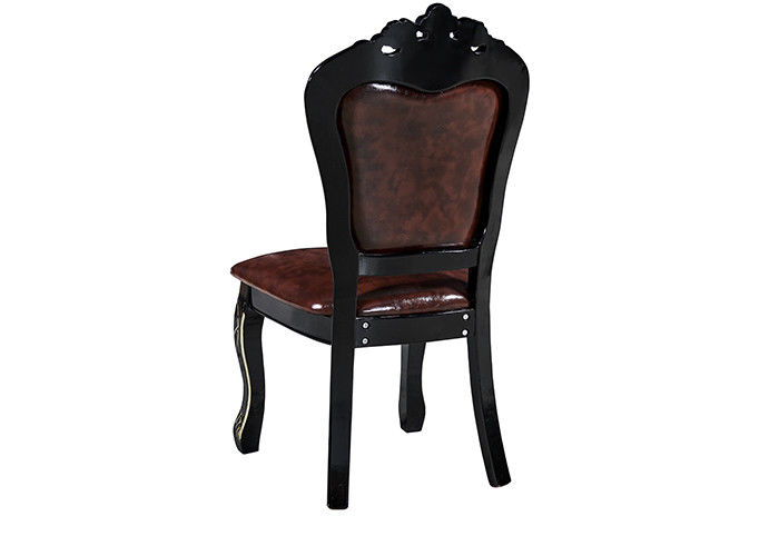 Chaises dinantes européennes d'hôtel, chaises ISO9001 dinantes en bois solides