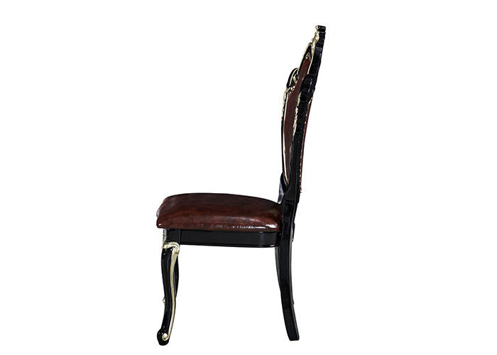 Chaises dinantes européennes en bois solides généreuses d'éponge