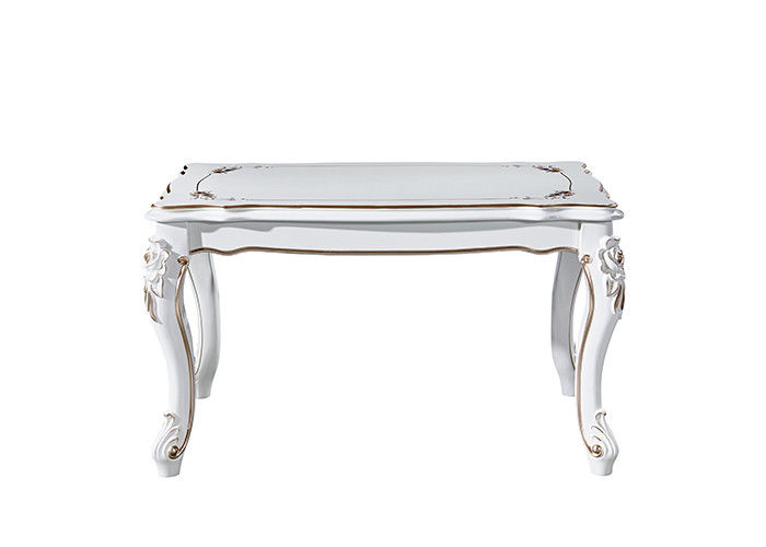 Table de salle à manger minimaliste de luxe européenne en bois solide