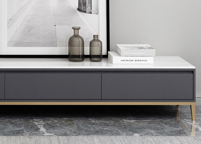 Table basse assortie d'unité du minimaliste TV avec des tiroirs