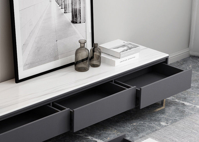 Table basse assortie d'unité du minimaliste TV avec des tiroirs
