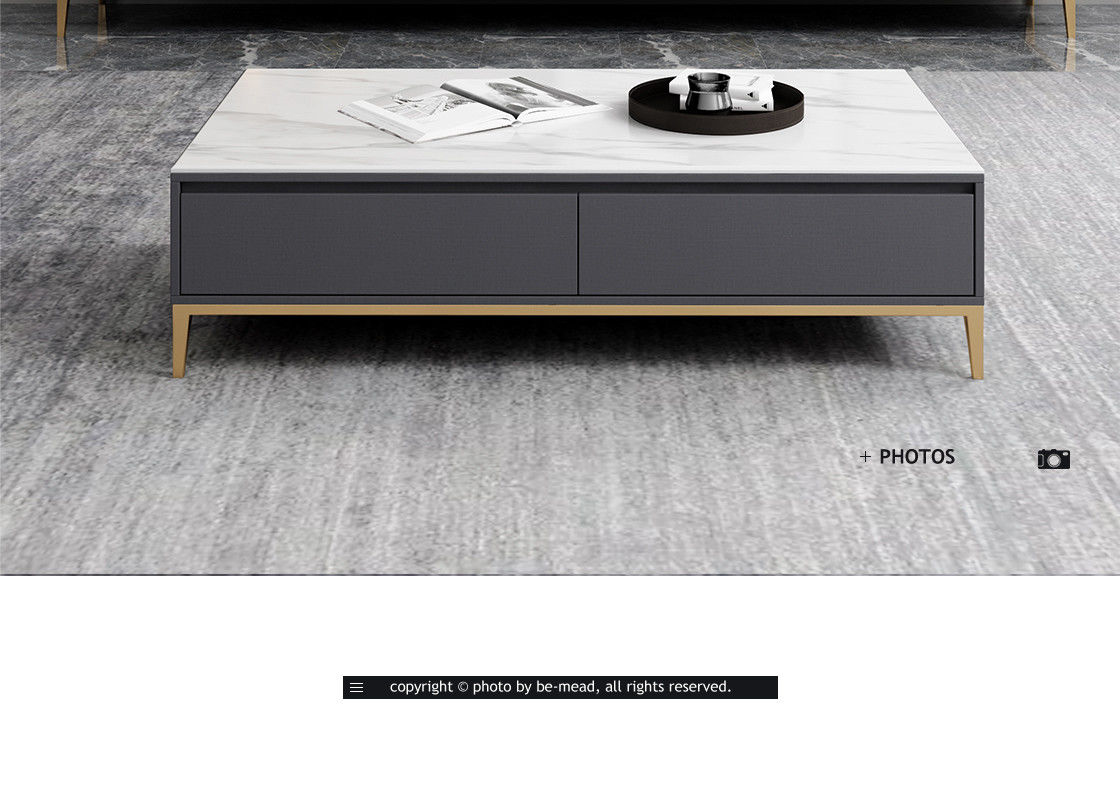 ensemble minimaliste de table basse d'unité de 200x40x25cm TV