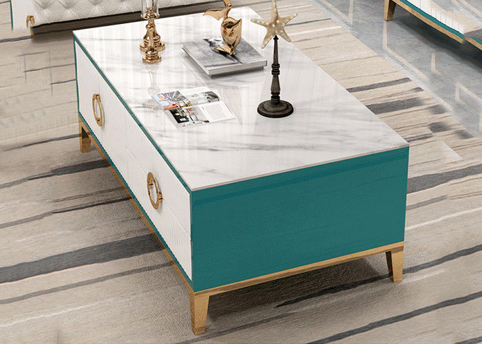 ISO18001 marbrent l'unité de TV avec la table basse assortie