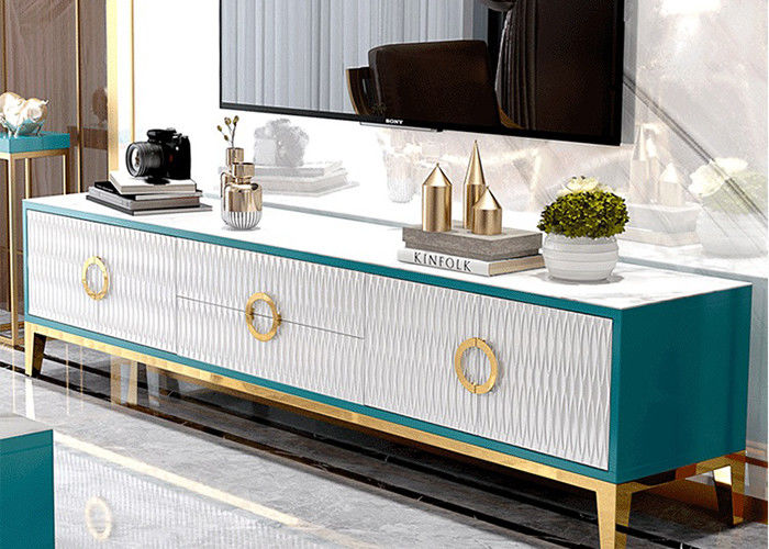 ISO18001 marbrent l'unité de TV avec la table basse assortie