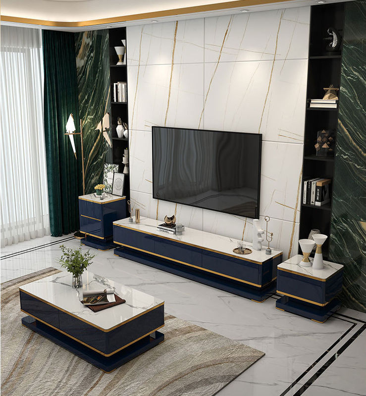 Chambre à coucher durable assortissant le Cabinet et la table basse de TV