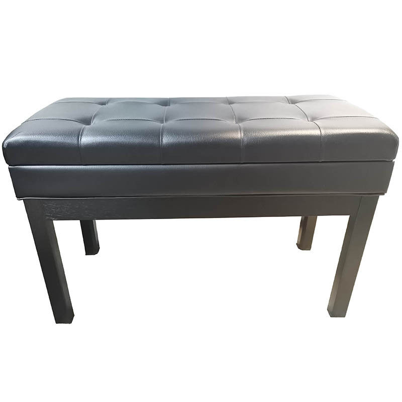 Tabouret de piano antique en cuir d'Odm de stockage double Ottoman 86cm grands