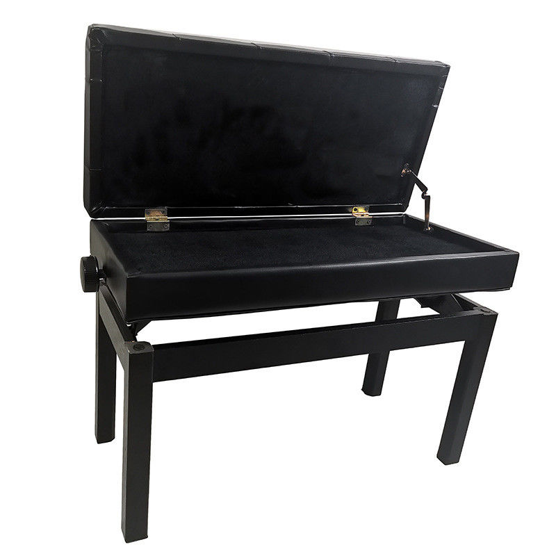 Tabouret de piano antique en cuir d'Odm de stockage double Ottoman 86cm grands