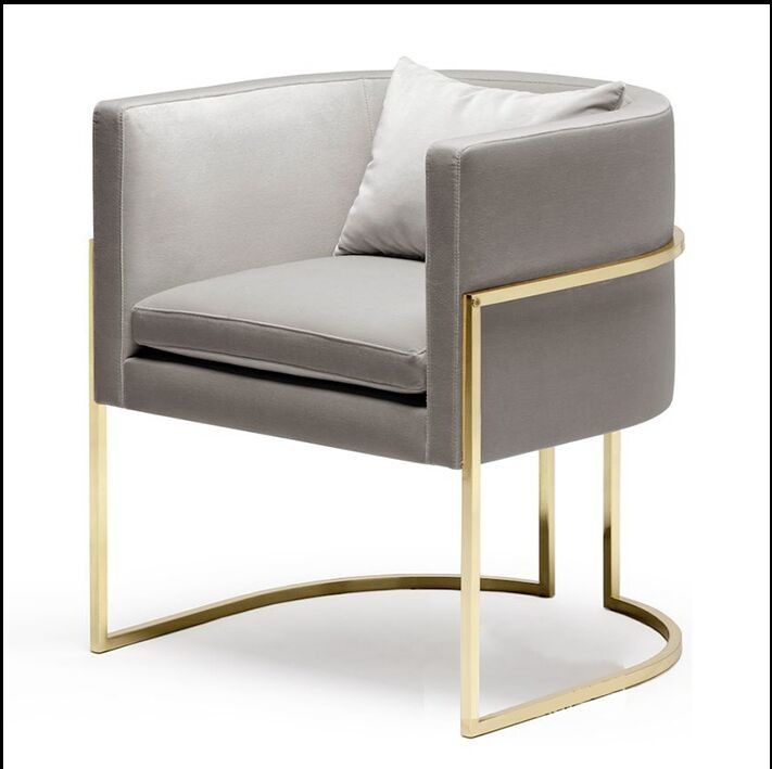 Meubles nordiques Sofa Set de fer travaillé de négociation de studio