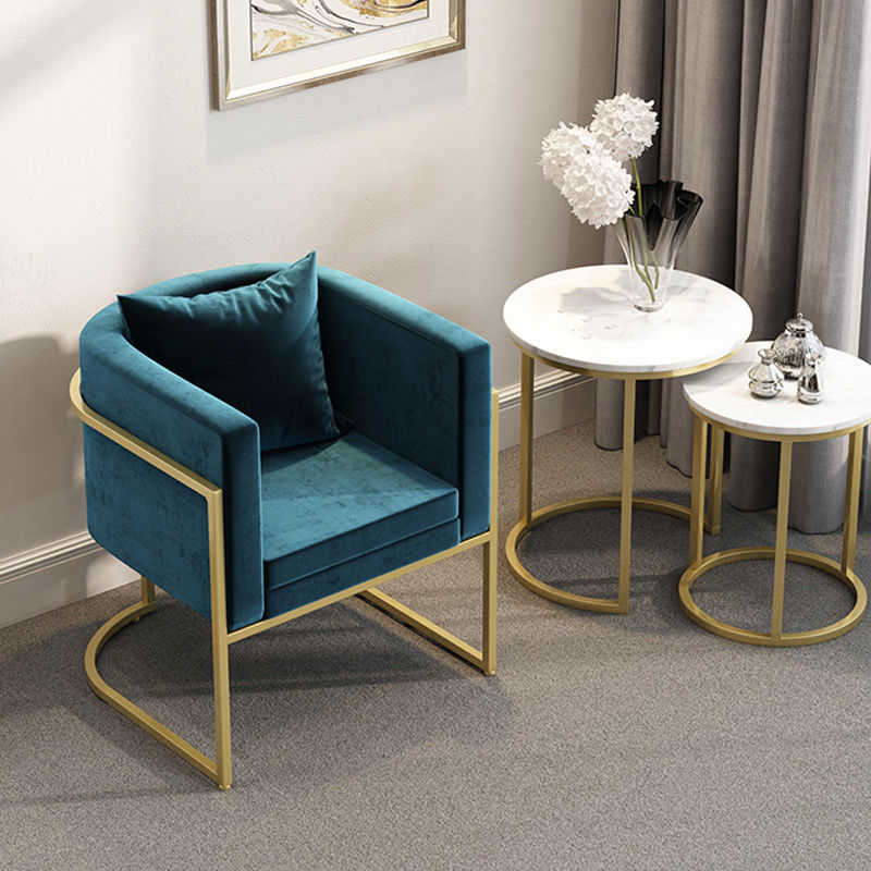 Meubles nordiques Sofa Set de fer travaillé de négociation de studio